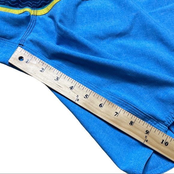 Oneill Hyperfreak Board Shorts Men Size 32 Swim Trunks Unlined Blue Stretch - Picture 3 of 9